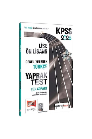 Yargı 2026 Kpss Lise Ön Lisans Genel Yetenek Türkçe Çek Kopart Yaprak Test