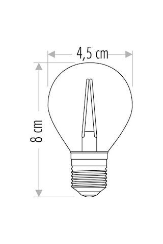 Cata 4w Ct-4283 Rustik Top Led Ampul - Sarı Işık 2700k