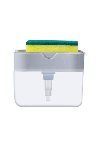 Gri Vıshua Bulaşık Deterjanı Basın Temiz Tencere Fırçası Mutfak Otomatik Dolum Kutusu Temizlik Bezi Yıkama Bulaşıkları Fırça Pot Sabun Sıvı Kutusu