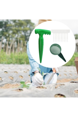 Trendooze Tohum Ekici Seti - Profesyonel Taşınabilir Toprak Uygulama Aleti