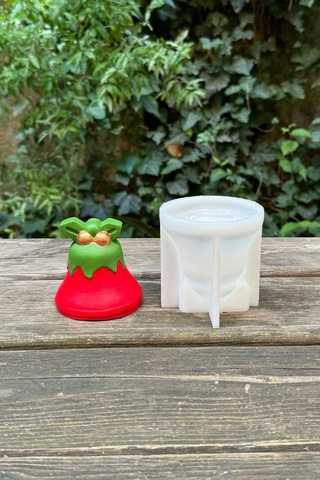 Rufus Concept 3d Christmas Çan Silikon Mum Kalıbı