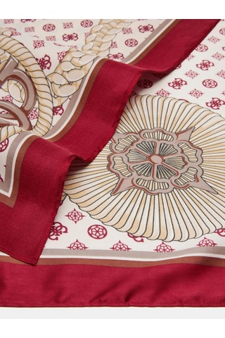 Guess Printed Kadın Kırmızı Eşarp Aw5416sıl90-red Kırmızı