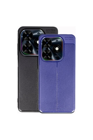 Tecno Spark Go 2024 Kılıf Auto Focus Kapak - Koyu Yeşil Altın