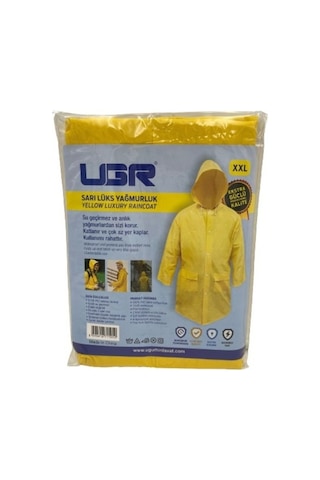 Ugr Yağmurluk Pardösü (%100 Pvc) Xxl Sarı