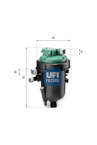 Ufı Ufi Yakıt Filtresi Fıat Doblo 1.3 D Multıjet 55.178.00