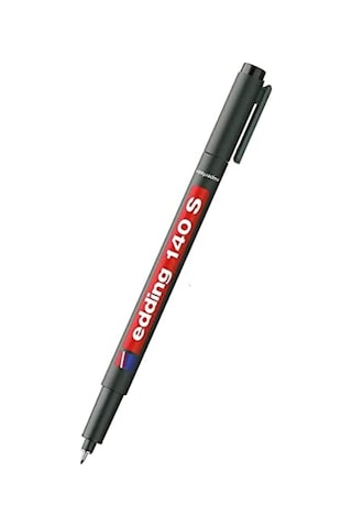 Edding 140 S Permanent Kalem - Asetat Kalemi - Siyah - 1 Kalem - 0,3 Mm Yuvarlak Uç Genel