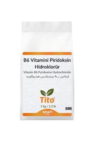 B6 Vitamini Piridoksin Hidroklorür 1 Kg
