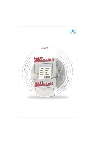 Elektrik Kablosu 3x1,5 Mm Ttr 100 Metre Bobin Beyaz Ev Tesisatı İ