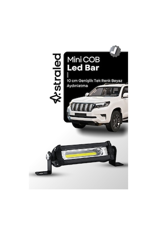 9w 7.5 Cm Cob Led Off Roan Led Bar Atv Kamyon Tır Traktör İş Makinesi