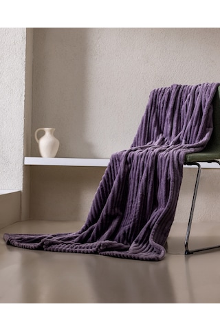 Corbeau Welsoft Düz Tv Battaniye - Açık Mürdüm 8684427293256 Çok Renkli