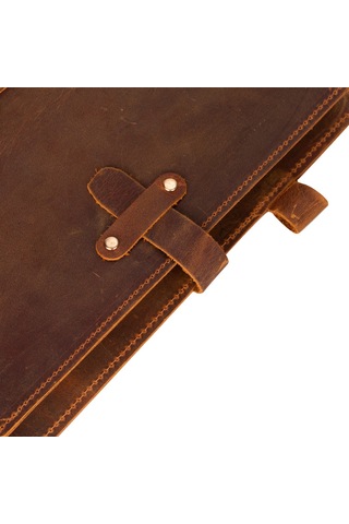 Bloom Scribe Wrap Moccasin A5 Hakiki Deri Defter Kılıfı