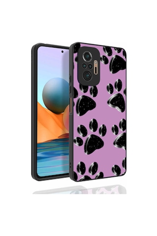 Nourthkiingdom Redmi Note 10 Pro Kılıf Desenli Kamera Korumalı Parlak Nrtk Nora Kapak - No4 NO4