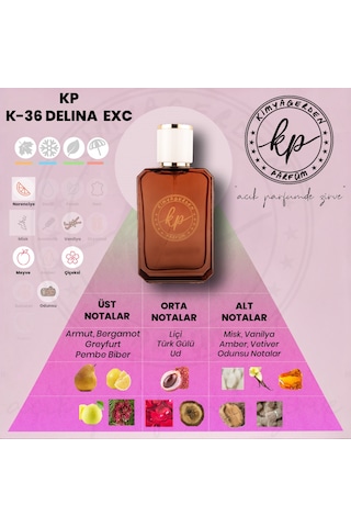 KP Kimyagerden K-36 Açık Parfüm Extrait De Parfum 50 ML