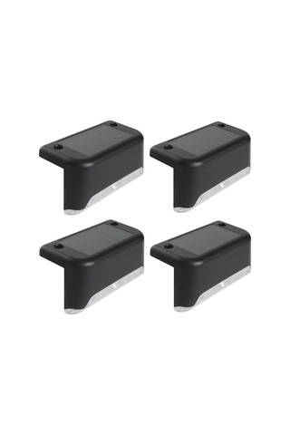 Gajeena 4'lü Güneş Enerjili Basamak Lambası, Otomatik Işık Kontrolü, Ip65 Su Geçirmez, 8-10 Saat Aydınlatma, Islak Işık, Bahçe Duvar Cephesi Jardin