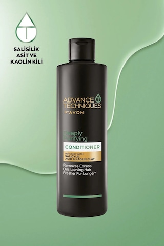 Avon Depply Purifying Yağlı Saçlar İçin Arındırıcı Saç Kremi 2 x 250 ML