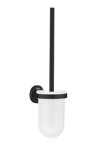 Grohe Essentials Tuvalet Fırçalığı Mat Siyah - 1024682430 Siyah