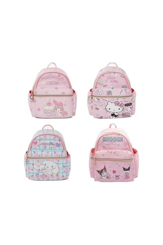 Yeni Karikatür Çocuk Mini Trendy Sırt Çantası Kuromi Tarçın Köpek Anaokulu Kız Deri Küçük Okul Çantası He6gzp Pembe