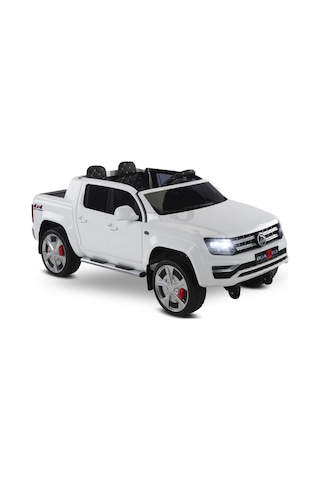 Quattro 4x4 Uzaktan Kumandalı Akülü Araba 18ah Akülü Çocuk Araçları Beyaz Beyaz