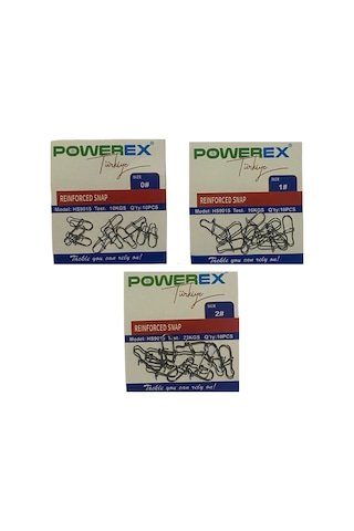 Powerex Duolock Snap Lrf -spin Klipsi 10 Adet - No:2