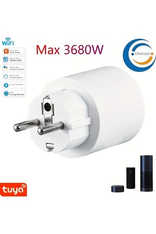 Motion003 1 Adet Düzenleyici Akıllı Wifi Soketi Mini Tuya Uygulama Alexa Google Home Ses Kon