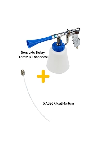 Oto Yıkama Boncuklu Detay Temizlik Tabancası - 5 Kılcal Hortum
