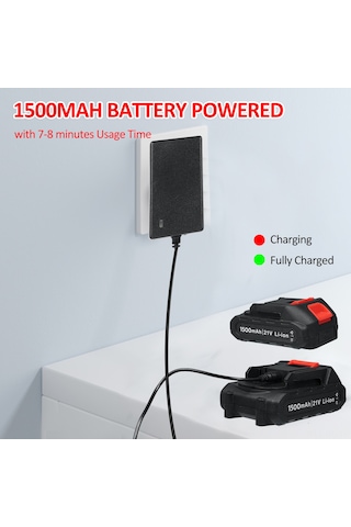 Reedark 21v Kablosuz Hava Blowerı - 1050w Güçlü, 30m/s Hızlı, Elden Tutulan Temizlik Aleti, Abs Malzeme, Pil Ve Şarj Cihazsız Siyah Model