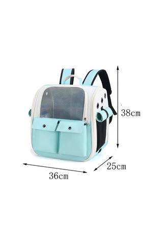 Cbtx Nefes Alabilen Kare Kedi Sırt Çantası Katlanabilir Açık Hava Taşınabilir Evcil Hayvan Çantası Model 4 Gri