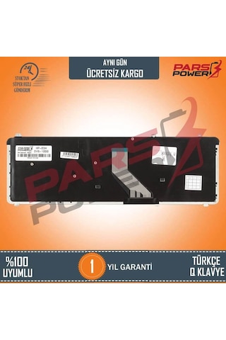 HP Uyumlu Pavilion Dv6-1130Et, Dv6-1133Et Notebook Klavye (Siyah Tr)