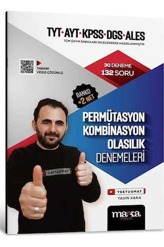 Marka Yks Kpss Dgs Ales Permütasyon, Kombinasyon, Olasılık 30 Den