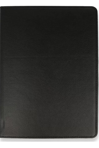 Newface Apple iPad Uyumlu Pro 12.9 2021 Kılıf 360 Tablet Deri Kılıf - Siyah Arka Kapak