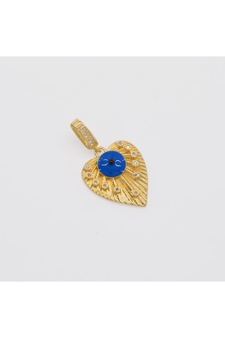 Ajda Charm Çelik Altın Kaplama Kadın Nazar Boncuklu Model-chr-105 Gold