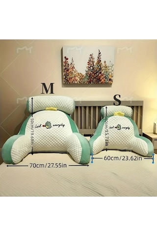 Trendooze Gri Beyaz Tasarım Koltuk Yastığı, 60x40cm, Mevsimsiz Kullanım Gri Beyaz