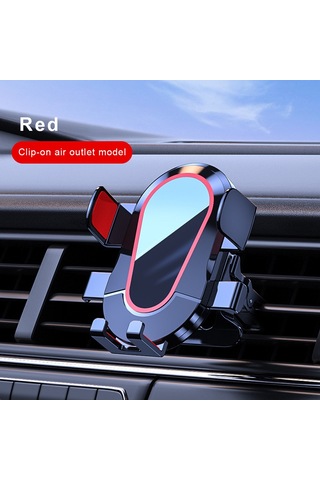 Araba Telefon Tutucu Yedek Kaymaz Araba Cep Telefonu Standı Tip 2 Kırmızı Çok Renkli