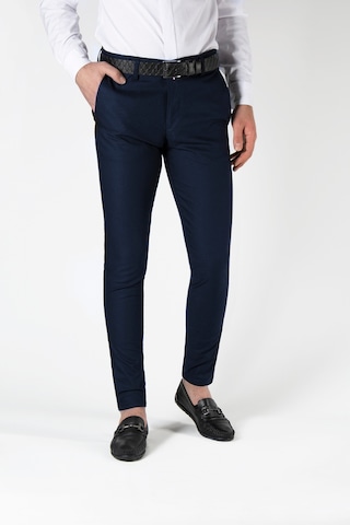 Terapi Men Lacivert Slim Fit Pamuklu İtalyan Kesim Pantolon Lacivert