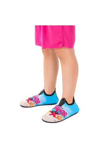 Kiko Kids Summer Havuz Plaj Kız Çocuk Deniz Ayakkabısı 7531 Mavi Mavi