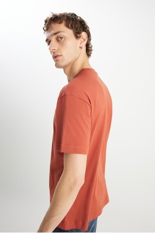 Relaxed Fit Small Logo Erkek T-shirt Wrangler Kiremit