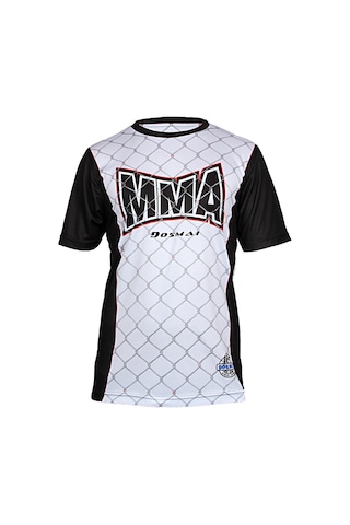 Dosmai Dijital Baskılı Mma Fighter Spor T-shirt Beyaz Mmt108