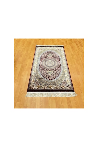 Klasik Anadolu/iran Motifli 120 X 180 Cm İpek Halı Çok Renkli