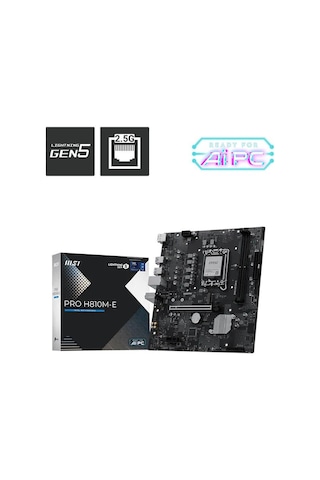 Msı Pro H810m-e Ddr5 6400mhz Oc M.2 Matx 1851p-218158