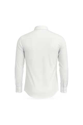 Plus Scorpion Erkek Beyaz Klasik Gömlek Slim Fit, Düz Model, Şık Ofis & Günlük Kombin Beyaz