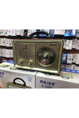 Meıer M-110Bt Nostaljik Sd Kart Girişli Bluetooth Radyo