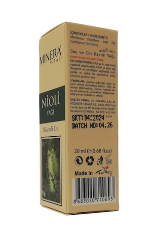 Minera Vital Nioli Yağı 20 ML