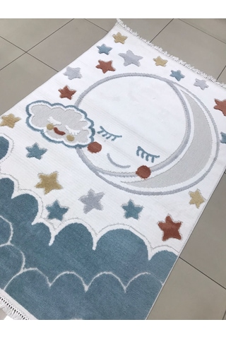 Bünyan Halı Twist 276 Serisi Oturma Salon Yatak Çocuk Odası Halısı 120x180 Çok Renkli