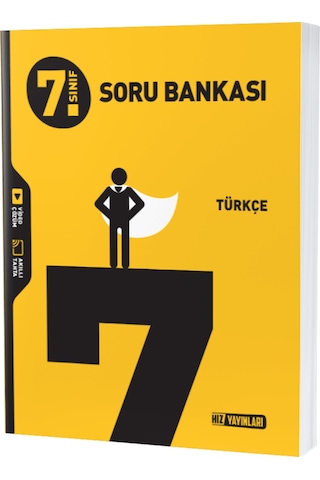 Hız Yayınları 2024 7. Sınıf Türkçe Soru Bankası