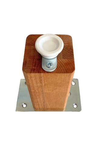 Kale 12cm Ayarlı Ahşap Ayak Mobilya Masa Ve Dolap Ayağı 12cm Kayın/gürgen Ağacı
