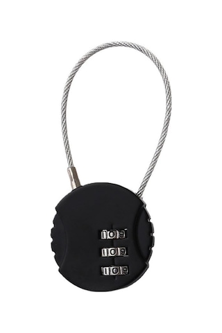 40 Mm Ayarlanabilir Şifreli 13 Cm. Telli Dolap Çanta Kilidi Asma