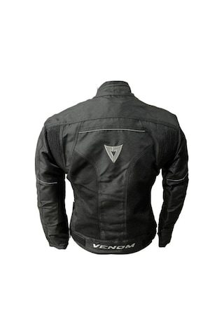 Venom Motosiklet Mont Erkek Siyah Dynamic Montu 4 Mevsim Bir Beden Büyük Tercih Ediniz