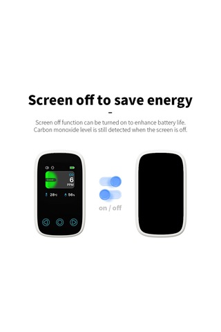 Lemestar Hava Kalitesi Testeri - Co, Sicaklık, Nem Ve Atmosfer Basıncı Ölçer, Tft Lcd Ekran, Otomatik Parlaklık, 800mah Pil, Type-c Şarj Beyaz