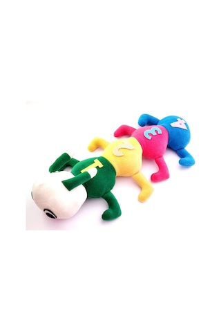 Joytoytr Peluş Tırtıl Oyuncak 60 Cm Tatlı Oyun Arkadaşı İle Sayıları Öğreniyorum Yerli Üretim Beyaz - Mavi - Turuncu - Sarı