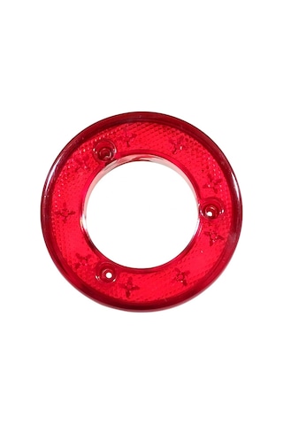 Ahmet Otomotiv Yuvarlak Simit Tip Led Lamba 9 Led 12/24v Kırmızı Stop Lamba